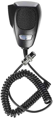 RoadPro TM-2002 4-Pin Dynamic CB Microphone, Black