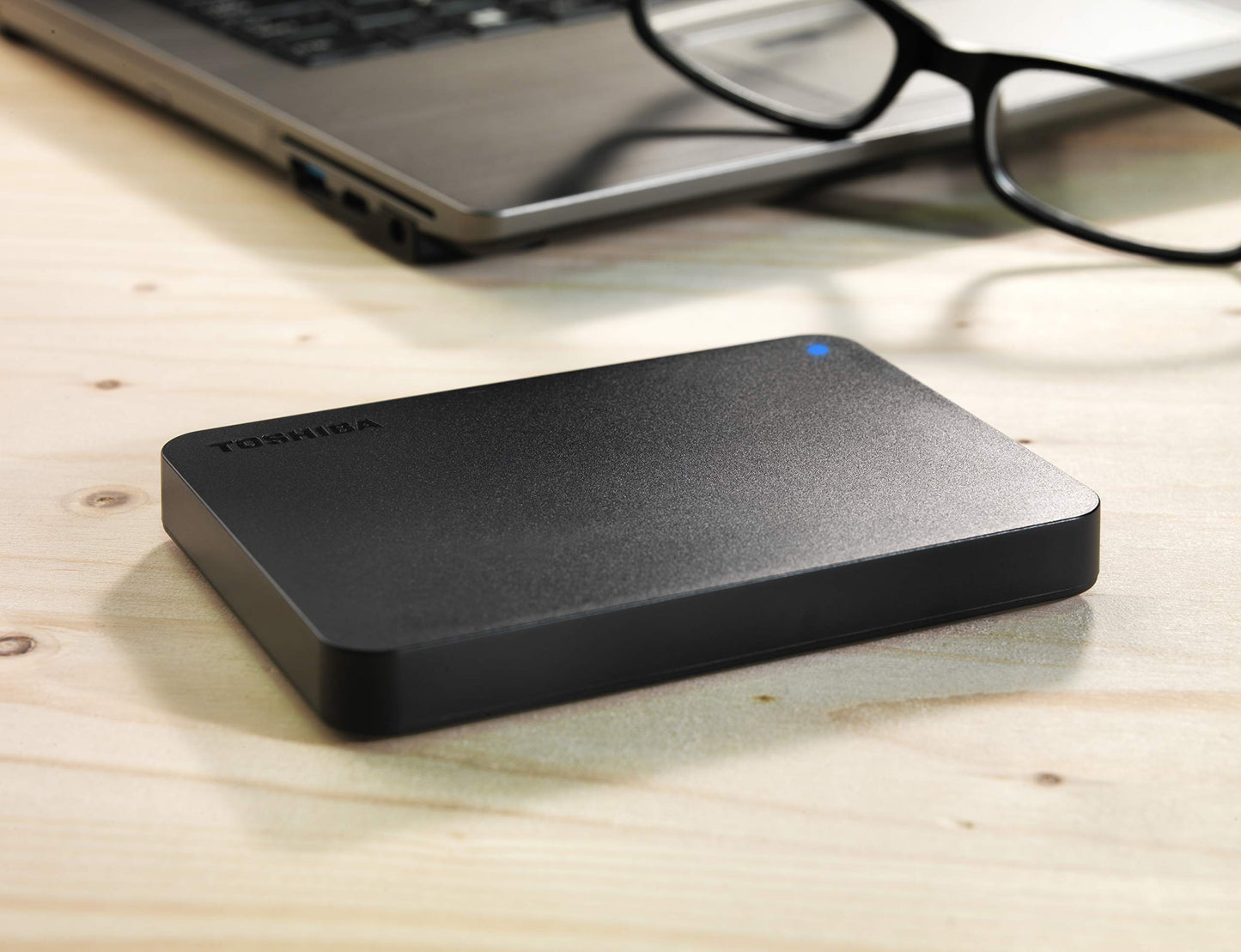 Toshiba Canvio Basics 1TB Portable External Hard Drive USB 3.0, Black - HDTB410XK3AA
