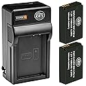 BM Premium 2-Pack of LP-E12 Batteries and Charger for Canon EOS-M, EOS M2, EOS M10, EOS M50, EOS M50 II, EOS M100, EOS M200, SX70 HS, Rebel SL1 Camera