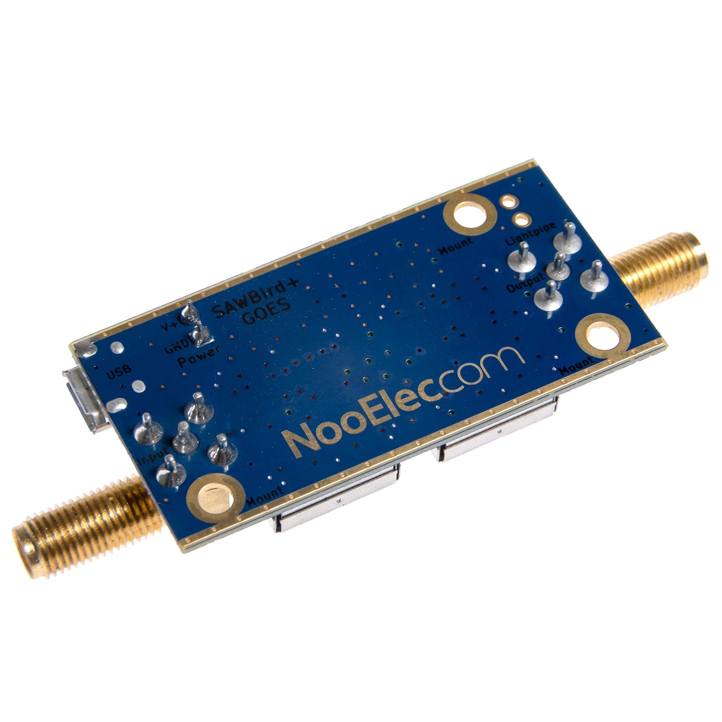 NooElec SAWbird+ GOES Barebones - Premium Saw Filter & Cascaded Ultra-Low Noise LNA Module for NOAA (GOES/LRIT/HRIT/HRPT) Applications. 1688MHz Center