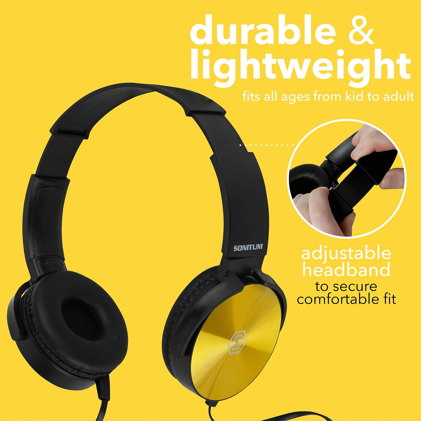 Kids Headphones Bulk 5 Pack, Student On Ear Color Varieties, Comfy Swivel Earphones for Classroom, Library, School, Airplane, for Online Learning