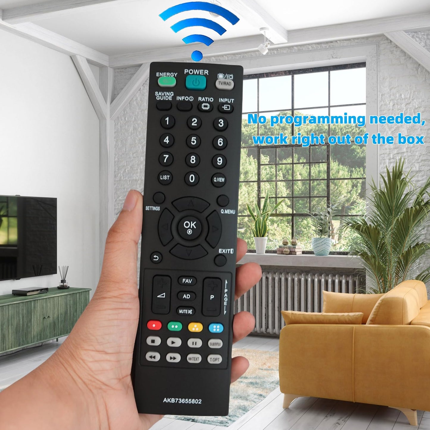 Replacement Remote Control for LG TV 42LS345T 32CS560 37CS560 42CS560 42LS349C 32LS3410UB 32LS3400UA 42CS560UE 32CS460UC 32CS560UE 37CS560UE