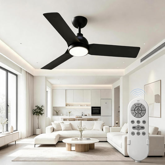 JustSmart 42" Ceiling Fans with Light and Remote