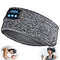 Sleep Headphones Bluetooth 5.3 Headband, Sports Wireless Earphones Sweat Resistant Earbuds with Ultra-Thin HD Stereo Speakers, Sleep Mask…