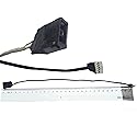 DC-in Jack for Ideapad Edge 15 80H1 80K9 LF15V 450.00W04.0011, DC Power Jack Harness Port Connector Socket with Wire Cable.