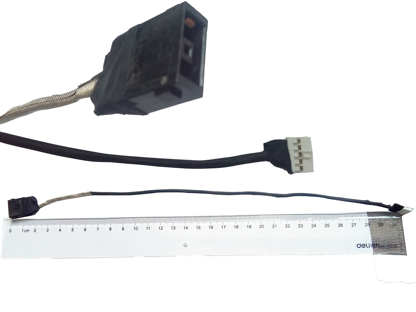 DC-in Jack for Ideapad Edge 15 80H1 80K9 LF15V 450.00W04.0011, DC Power Jack Harness Port Connector Socket with Wire Cable.