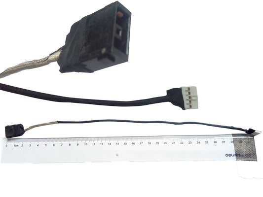 DC-in Jack for Ideapad Edge 15 80H1 80K9 LF15V 450.00W04.0011, DC Power Jack Harness Port Connector Socket with Wire Cable.