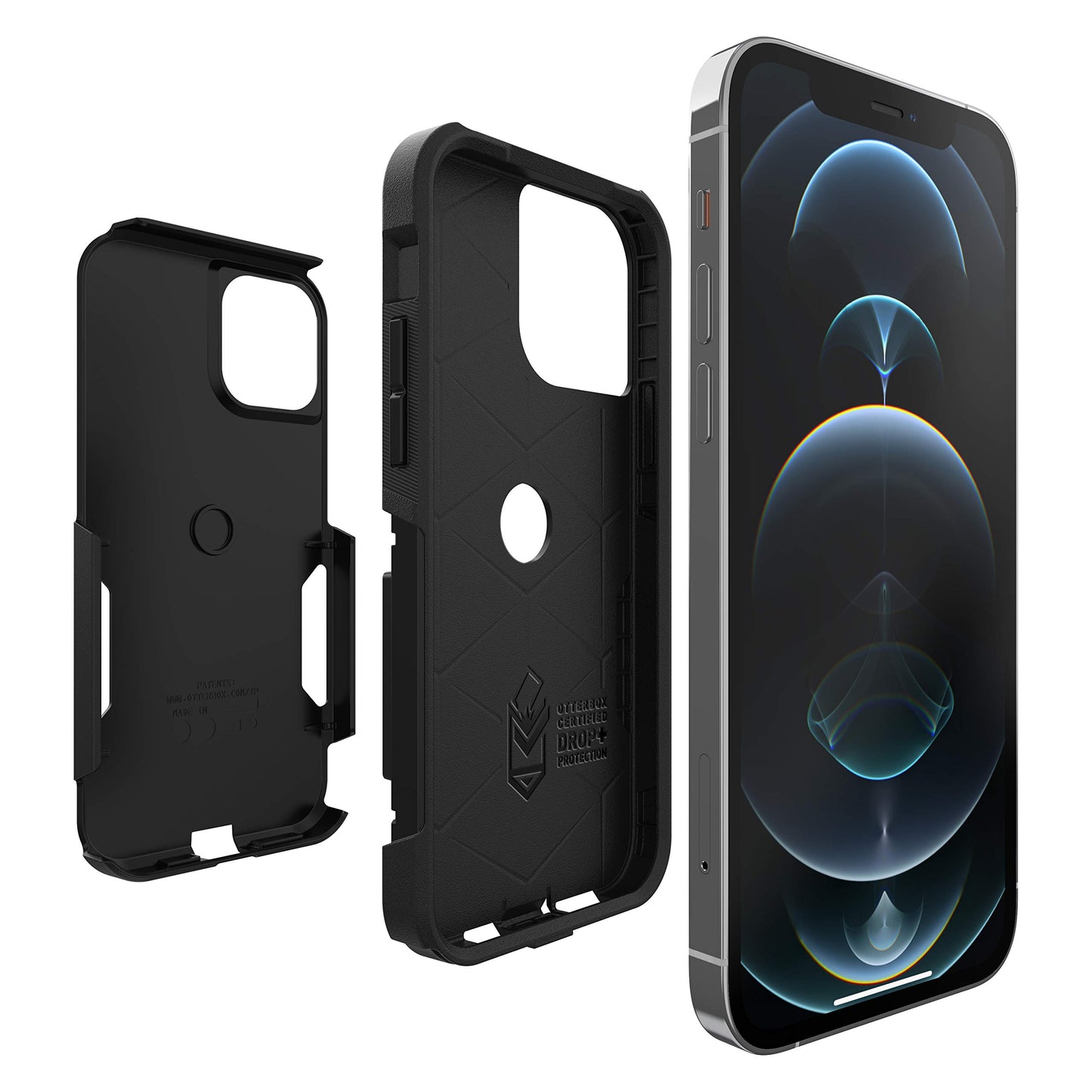 OtterBox COMMUTER SERIES Case for Apple iPhone 12 / iPhone 12 Pro - Black