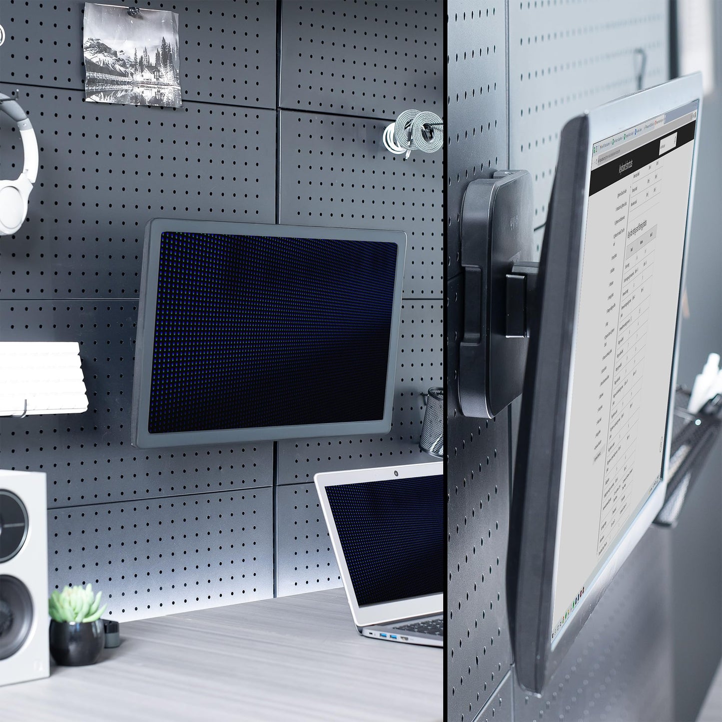 VIVO Magnetic 13 to 34 inch Monitor Mount for Steel Surfaces, Holds up to 17.6 lbs on Surfaces Over 1.5mm Thick, Black, MOUNT-MAG01