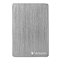 Verbatim 1TB Store 'n’ Go ALU USB 3.2 Gen 1 HDD Slim Aluminum Portable External Hard Drive - Silver