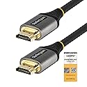 Startech.com 16ft (5m) Premium Certified HDMI 2.0 Cable, High Speed Ultra HD 4K 60Hz HDMI Cable w/ Ethernet, HDR10, UHD HDMI Monitor Cord
