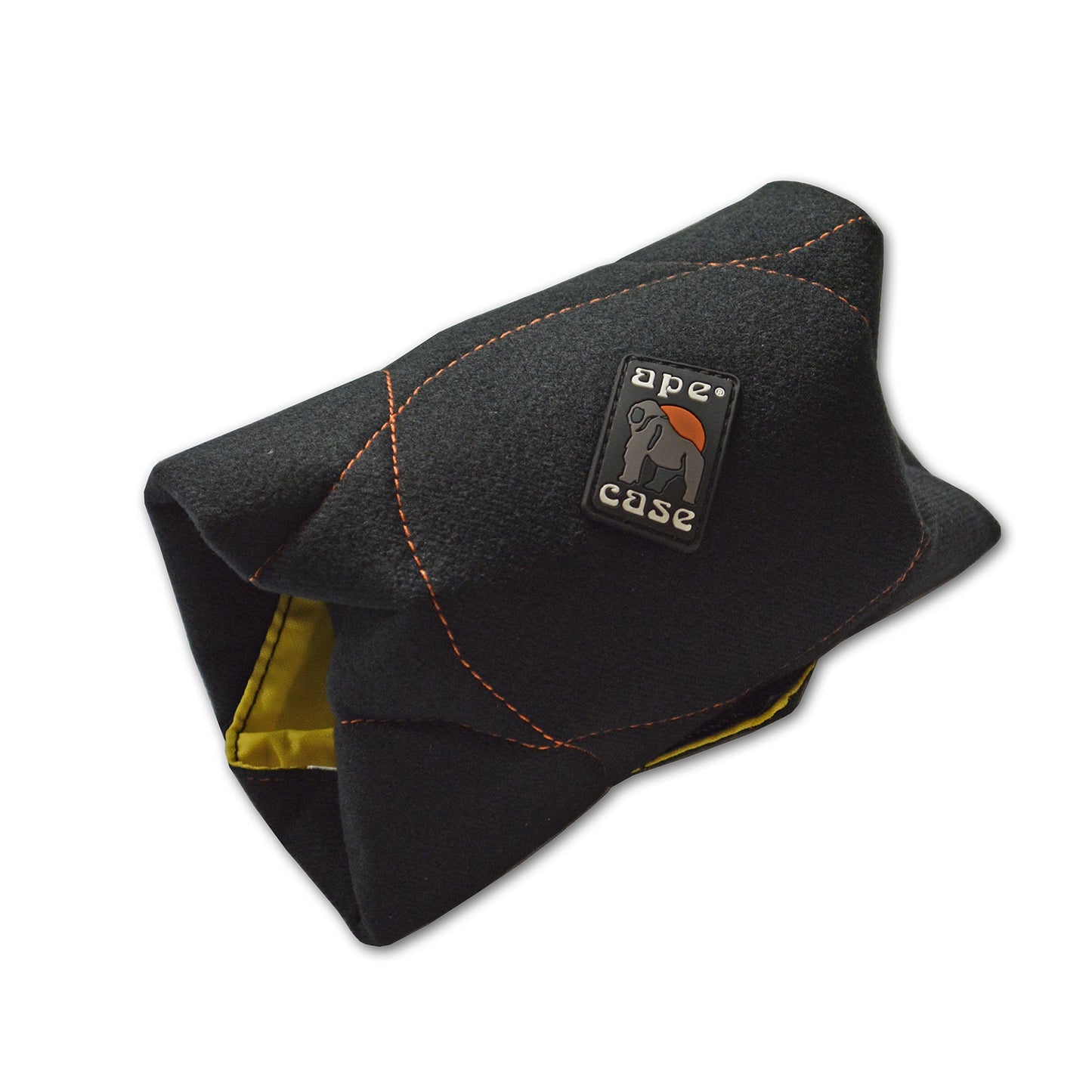 Ape Case Cubeze Padded Wrap (ACGW12); 12"x12" Square; Velcro Closure; Black Exterior, Yellow Interior