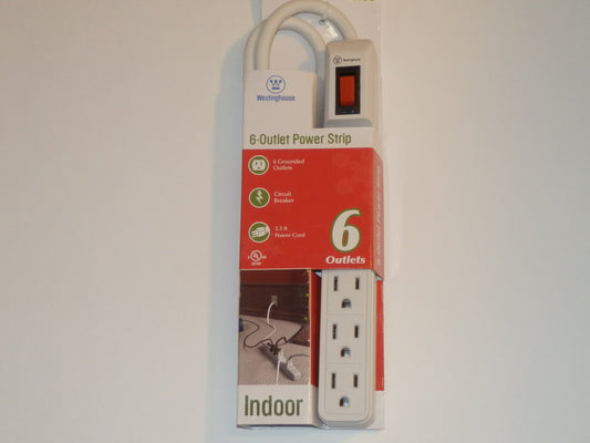 Westinghouse 6 Outlet Power Strip
