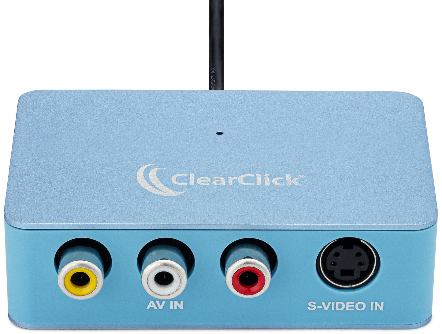 ClearClick Video to USB Lite - USB Audio Video Capture Device - Input AV, RCA, S-Video, VCR, VHS, Camcorder, Video8, Hi8, DVD, Retro Gaming Systems