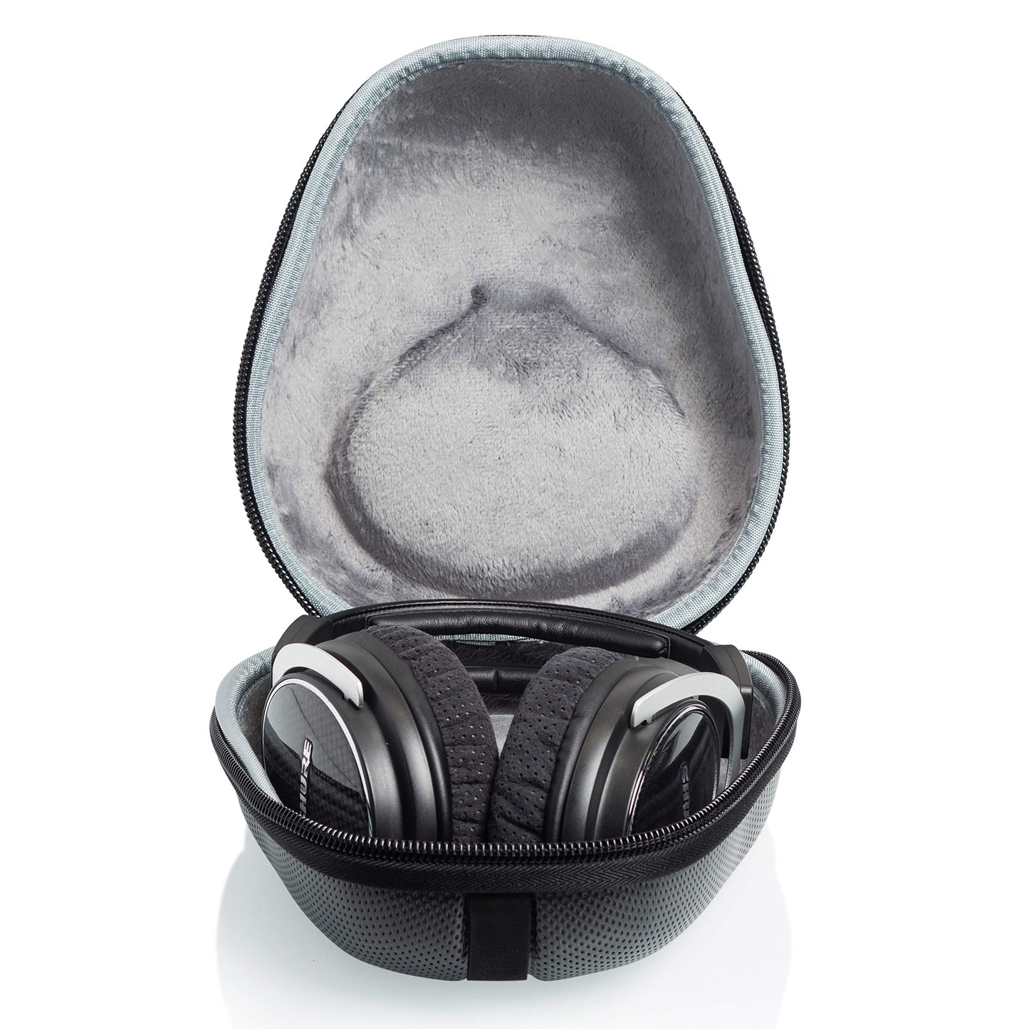 Slappa Full-Sized HardBody PRO Headphone Case for Audio Technica, Beats, Sony + many more; Black - Dimple (SL-HP-07)