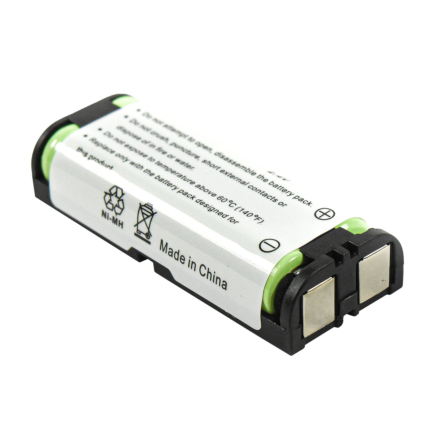 HQRP 2-Pack Phone Battery Compatible with Panasonic KX-TG5771, KX-TG5776, KX-TG5777, KX-TG5779, KX-TG6700, KX-TGA246