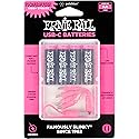 Ernie Ball USB-C Rechargeable AA Battery by Paleblue - 4-Pack