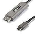 StarTech.com 10ft (3m) USB C to HDMI Cable 4K 60Hz w/HDR10 - Ultra HD USB Type-C to 4K HDMI 2.0b Video Adapter Cable - USB-C to HDMI HDR