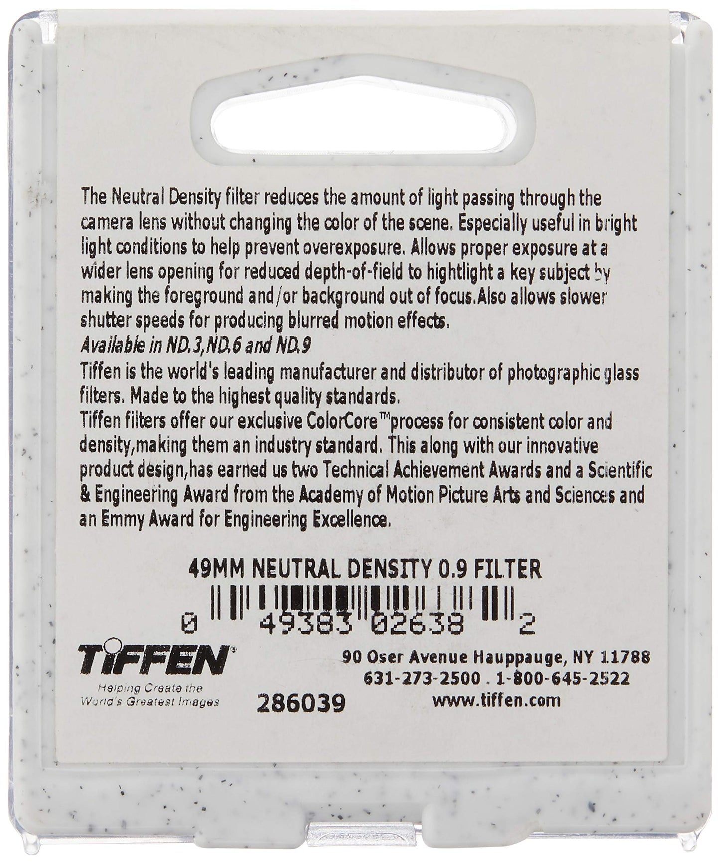 Tiffen 49mm Neutral Density 0.9 Filter