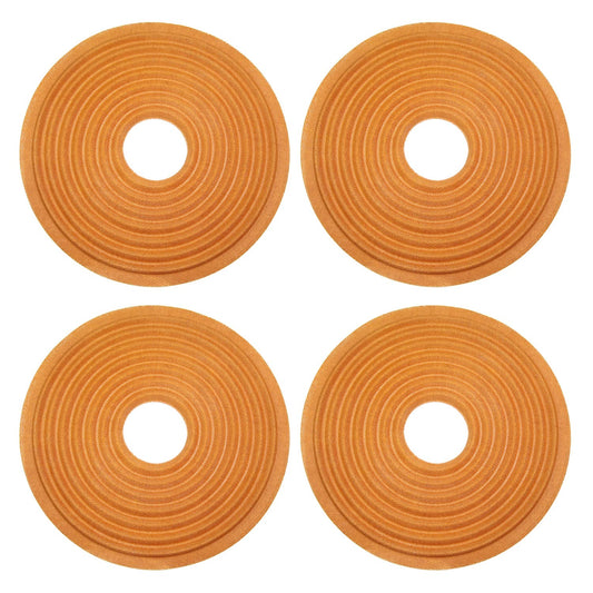 Fielect 4Pcs 6.5" x 1.52" Speaker Repair Spider Subwoofer Bass Loudspeaker Replacement Speaker Accessories Spider