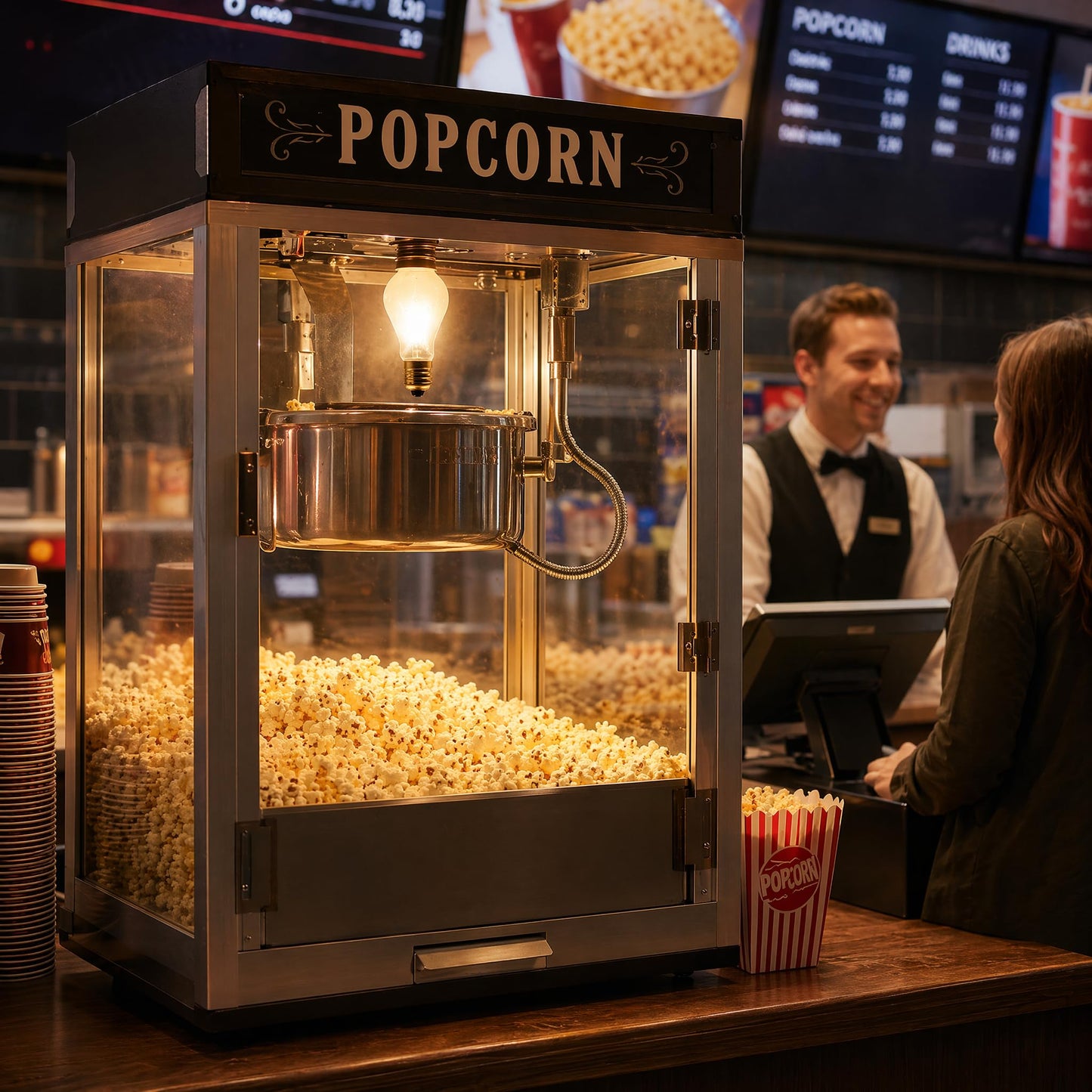 Egyrsik 40W S4886 Popcorn Machine Bulb 4-Pack