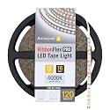 Armacost Lighting RibbonFlex Pro 12V White LED Strip Lights 120 LED/m, 4000K, 16.4 ft 153230