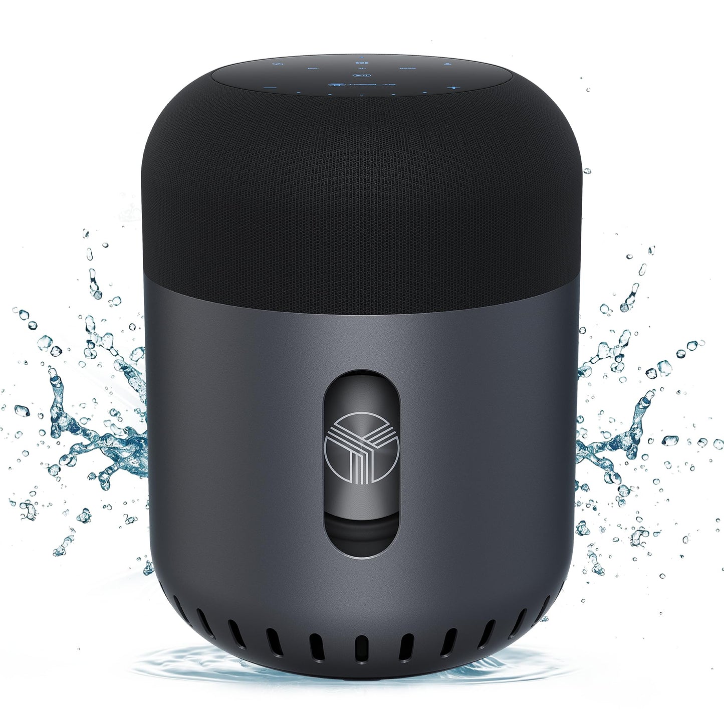 TREBLAB HD-360 Pro, High-Performance Wireless Speaker with 5 Dynamic Drivers, 8 Bass Radiators and Subwoofer, Powerful 360° Surround Sound, Metal