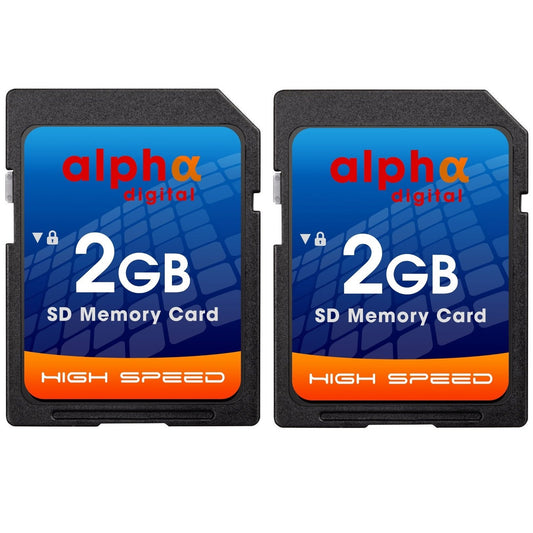 2GB SD Card [Twin Pack] for NIKON Coolpix S7000, S6900, P530 P600, A10 A300 W100 W300 A900 B500 B700 L830 P610 P700 3200 L22 S210 L840 L830 L820 L620
