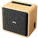 JVC Wireless Bluetooth Speaker - Retro Portable Speaker with Genuine Wood Design, Palm-Sized, Great for Travel, Home, Office use - Up to 12 Hr Battery
