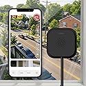 Sirwu Magnetic Window Camera, Window Security Camera with Night Vision, 3MP 2K Indoor Camera for Home Security, OpenAI GPT Enabled, 24/7 Recording