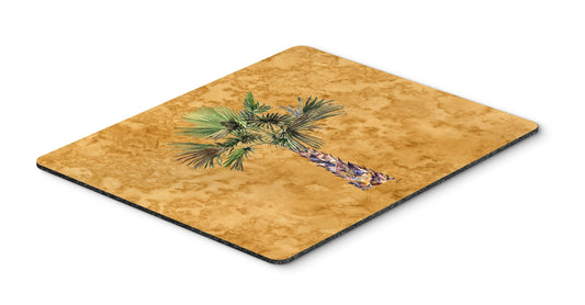 Caroline's Treasures 8706MP Palm Tree on Gold Mouse Pad, Hot Pad or Trivet for Home Office Gaming Working Computers Laptop Mouse Mat,Washable Large
