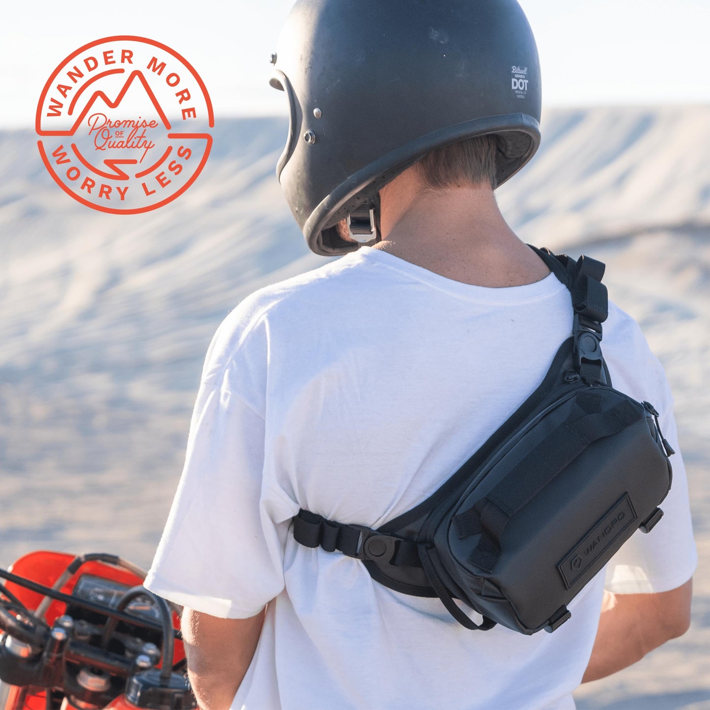 WANDRD ROGUE V1 3L Sling: Compact Camera Sling and Crossbody Bag with Fast Access, 3-Way Carry- Lightweight Everyday Bag Great for Travel
