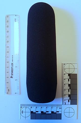Compete Audio CAF16 Foam Windscreen Microphone Cover for Shotgun and Video Camera Microphones up to 6.25 in/16cm in Length