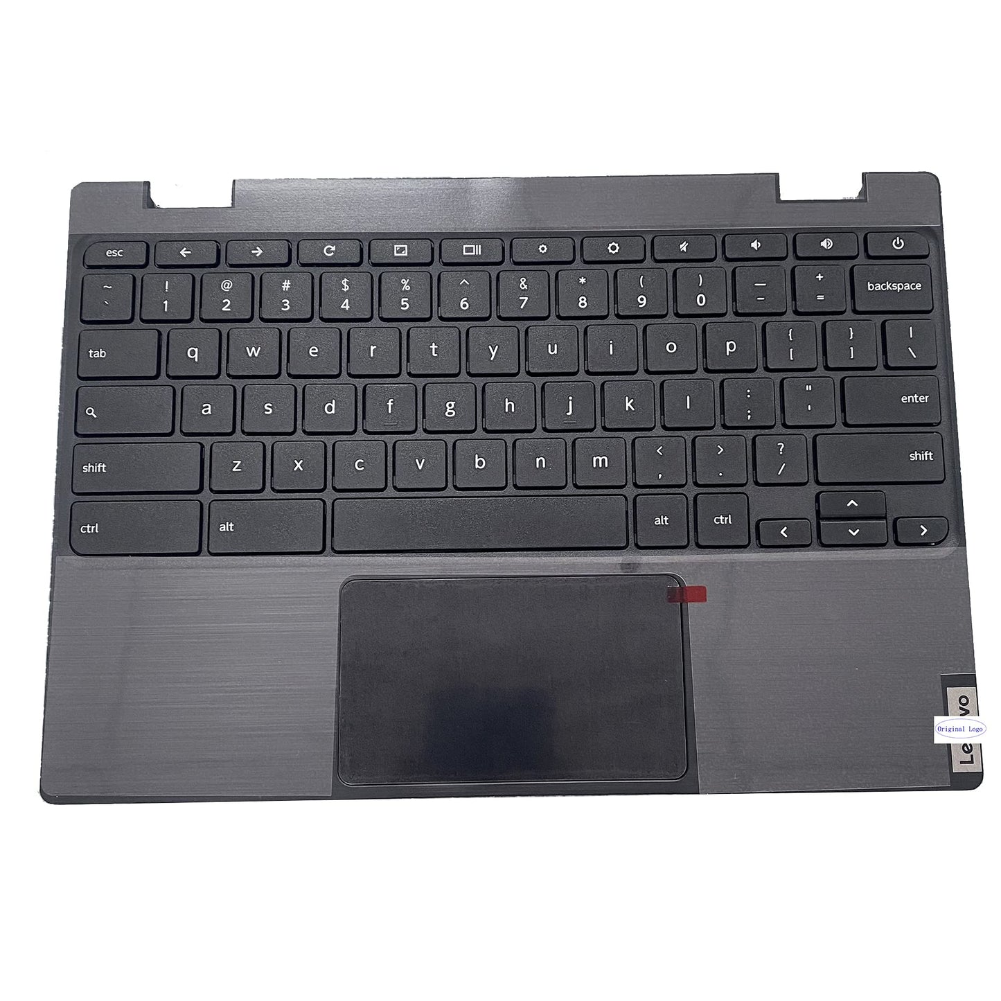 F-HONG ELECTRONIC CO LIMITED New Genuine Replacement for Lenovo Chromebook 100E 2nd Gen MTK Laptop Upper Case Palmrest Keyboard Touchpad Assembly Part