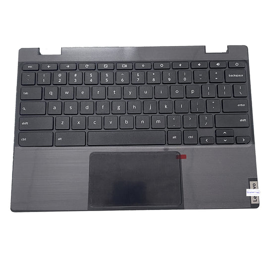 F-HONG ELECTRONIC CO LIMITED New Genuine Replacement for Lenovo Chromebook 100E 2nd Gen MTK Laptop Upper Case Palmrest Keyboard Touchpad Assembly Part