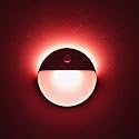 YUNLEX 2 Pack Red Night Light, Battery Operated Night Light, 2.6" Small Sticky Lights, Dimmable Motion Sensor Light, 3 Light Modes, Portable LED
