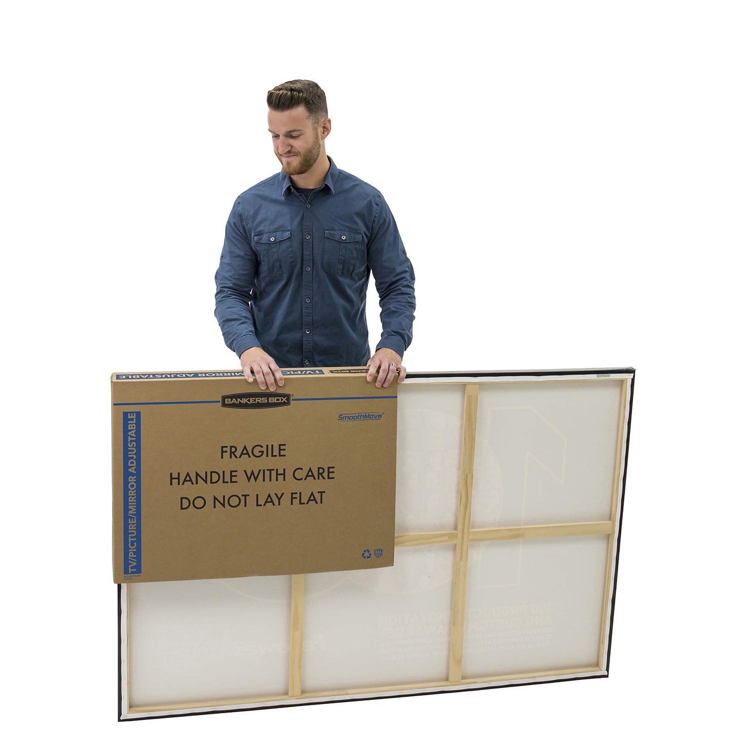 Bankers Box 3-Pack Adjustable TV/Picture/Mirror Moving Boxes