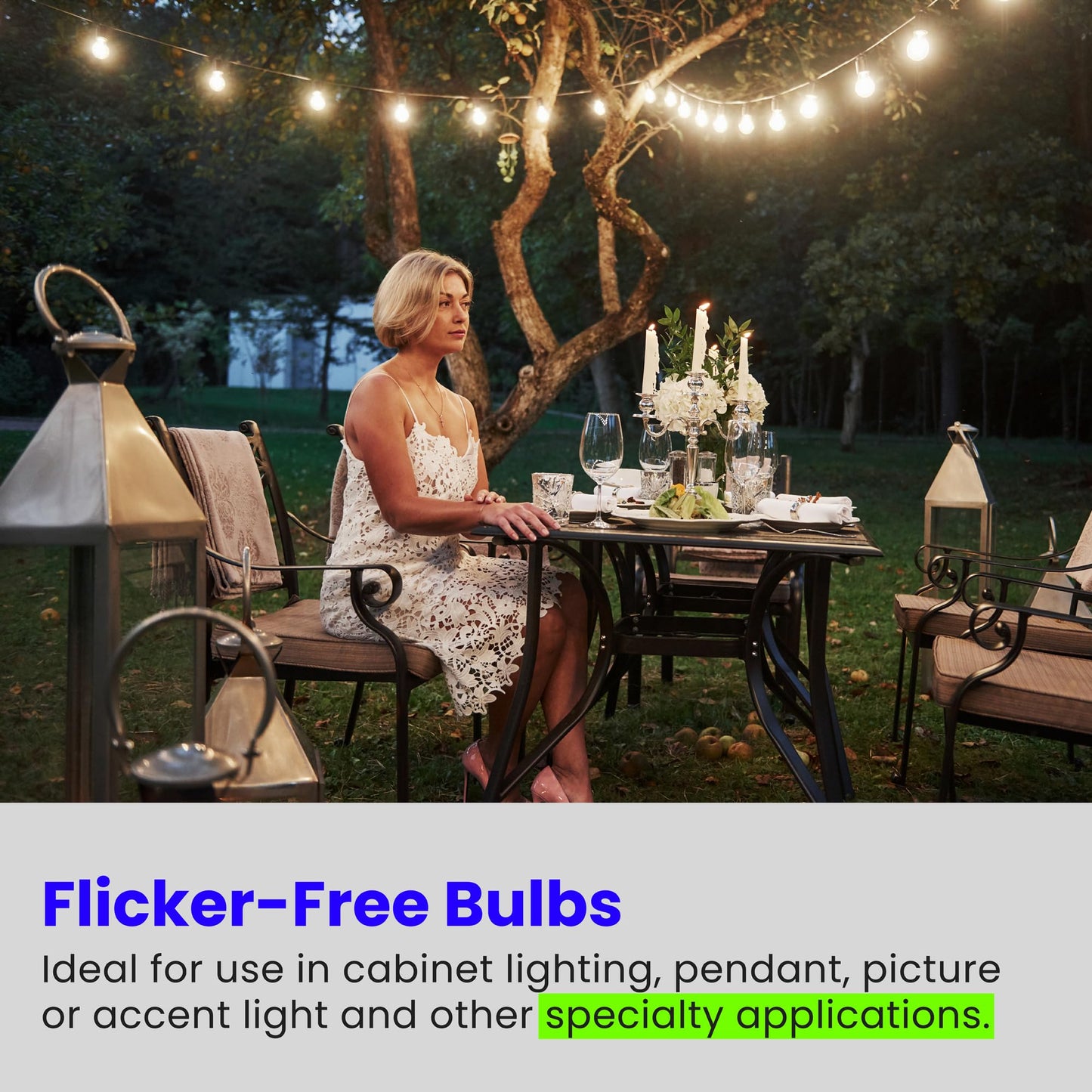 Feit Electric BPS14/SU/LED Non-Dimmable Led Bulb, 1.5 W, 120 V, 80 Lumens, 3000K, 1-1/2 in Dia X 3-1/4 in L, Warm White