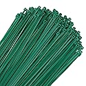 ZZRanYe 6 inch 3mm Dark Green Nylon Garden Cable Zip Ties Self Locking Cable Ties Twist Ties, Multi-Purpose Cable Tie (100 Pcs)