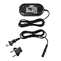 HQRP AC Power Adapter Compatible with Samsung SC-D107 / SCD107 Camcorder - (incl. USA Plug & Euro Adapter)