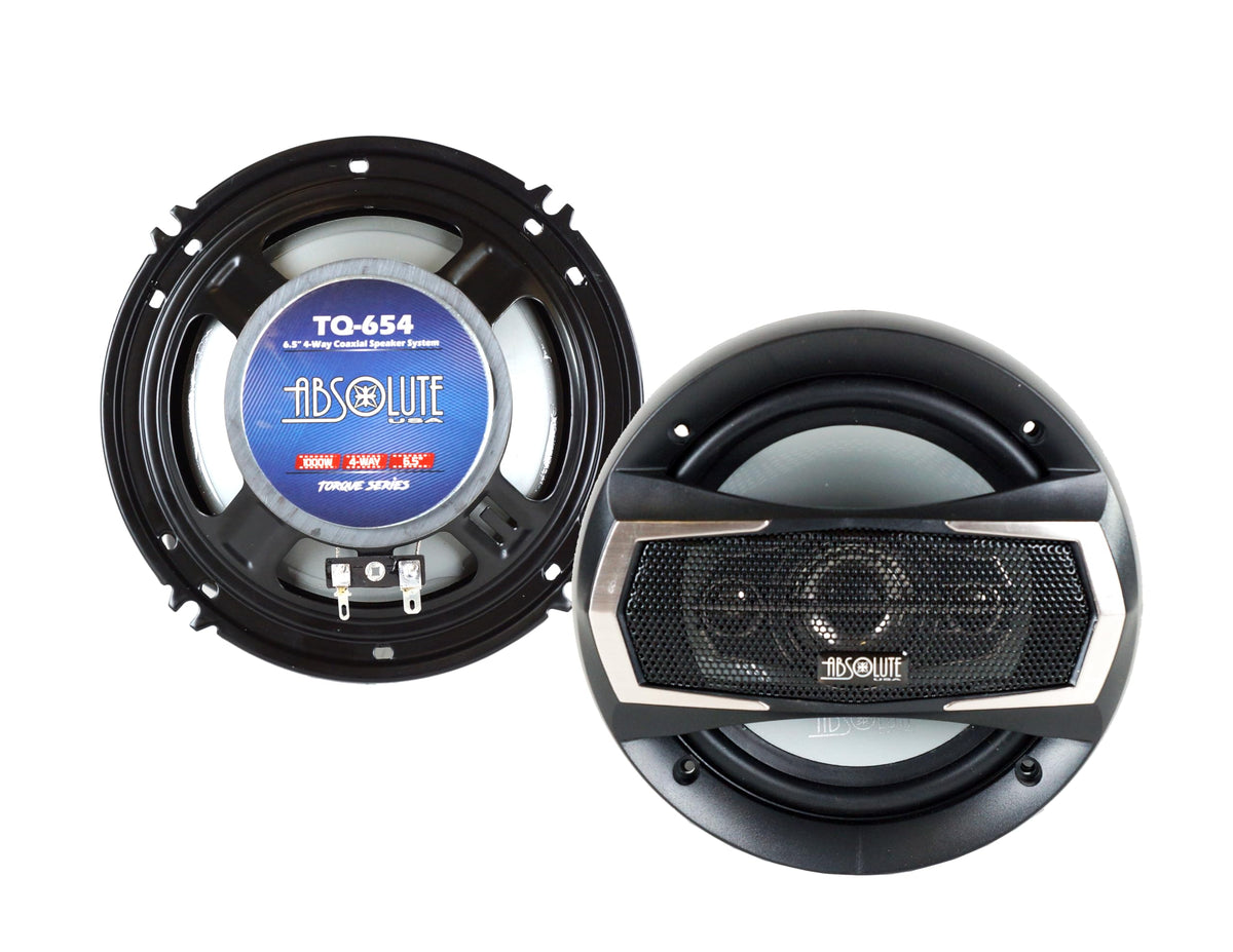 Absolute TQ-654 6.5" 4-Way Coaxial Speaker System