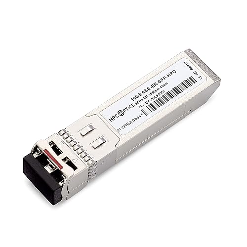 HPC Optics Compatible with Fortinet FS-TRAN-SFP+ER 10GBASE-ER SFP+ Transceiver | 10G ER SM 40KM 1550NM FS-TRAN-SFP+ER-HPC