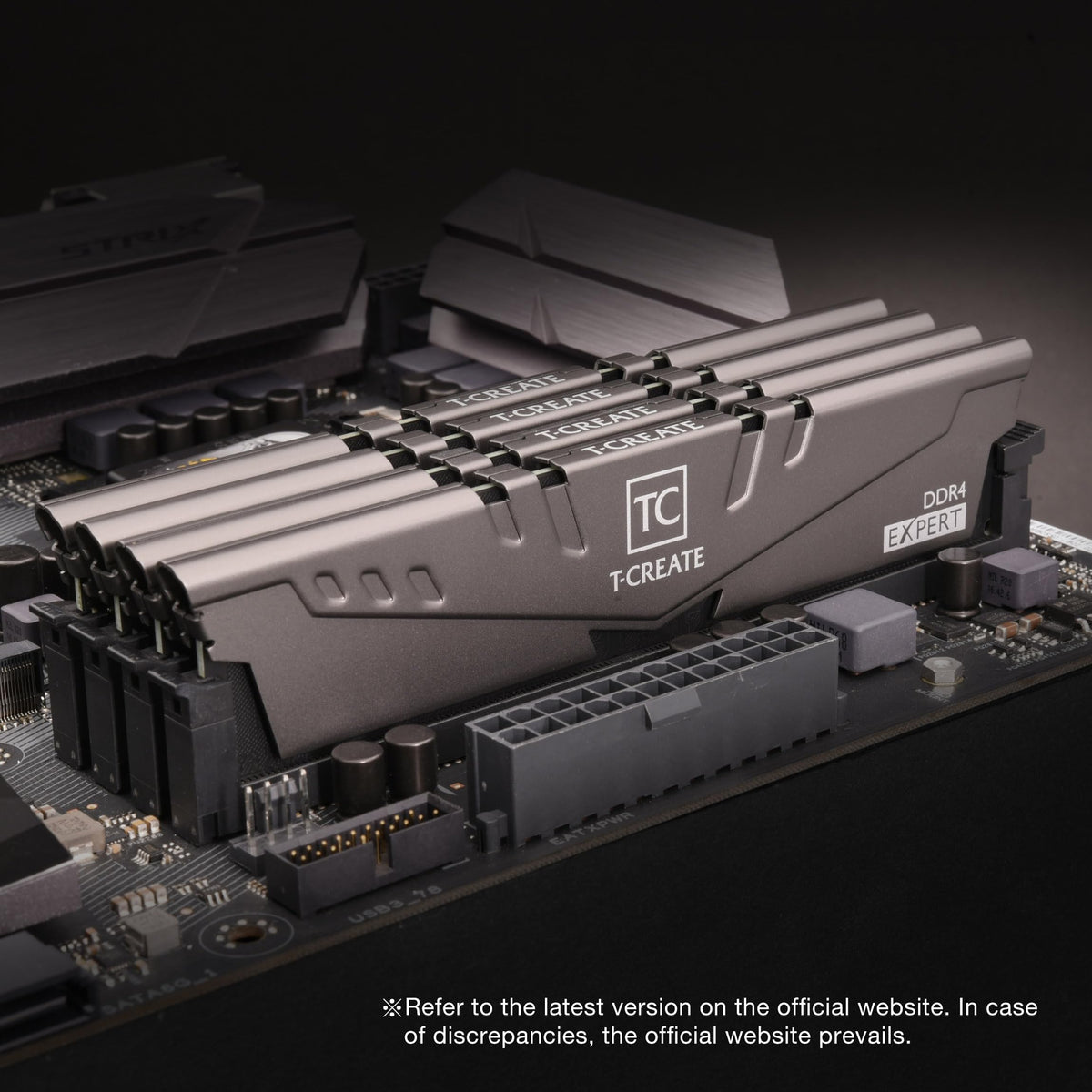 TEAMGROUP T-Create TTCED432G32G3200HC16FDC01 Expert Overclocking 10L DDR4 32GB 3200MHz (PC4 25600) CL16 Desktop RAM Memory Module