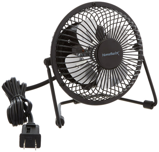 Fan Mini Black 4 Inch 1 Speed