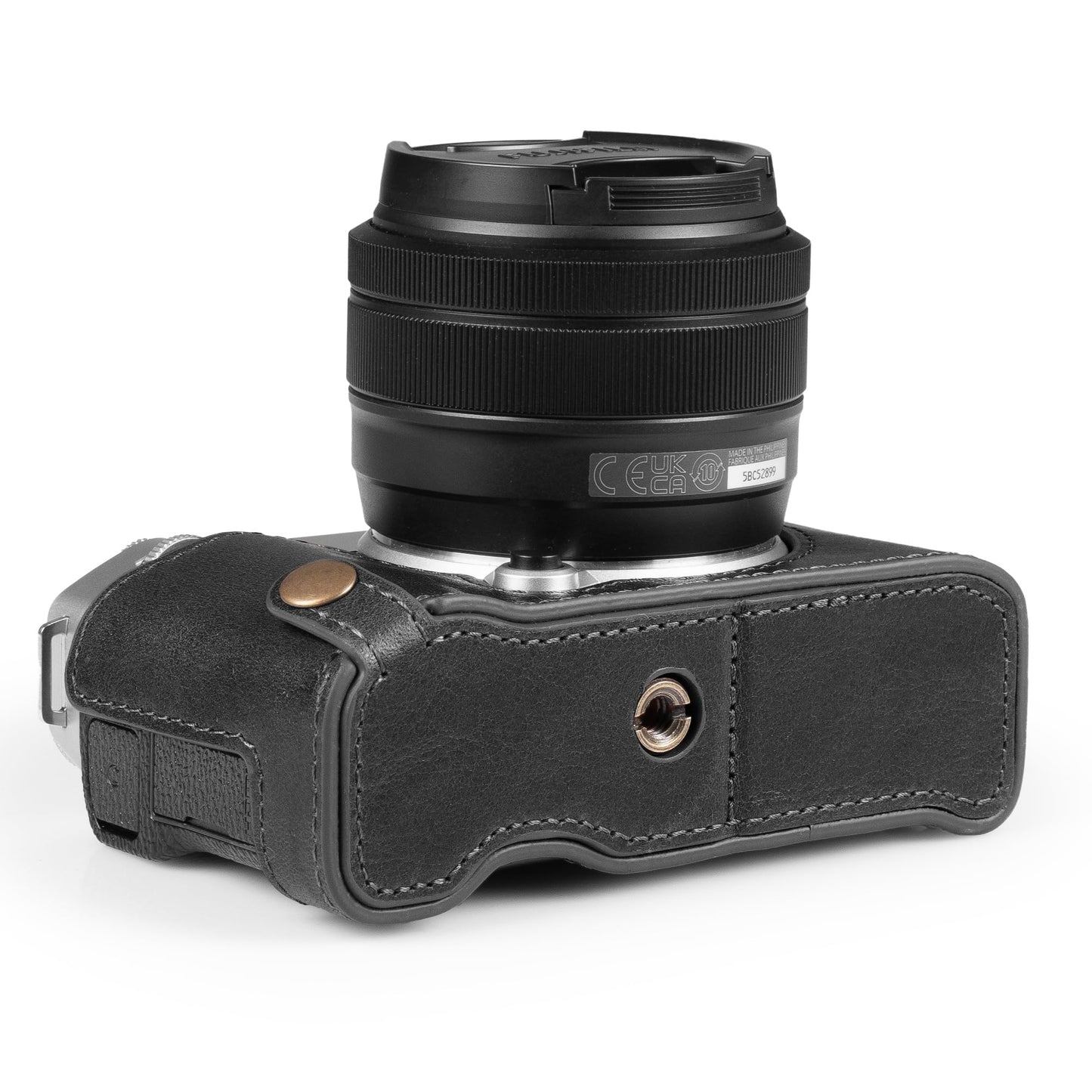 MegaGear Genuine Leather Half Camera Case Compatible with Fujifilm X-M5