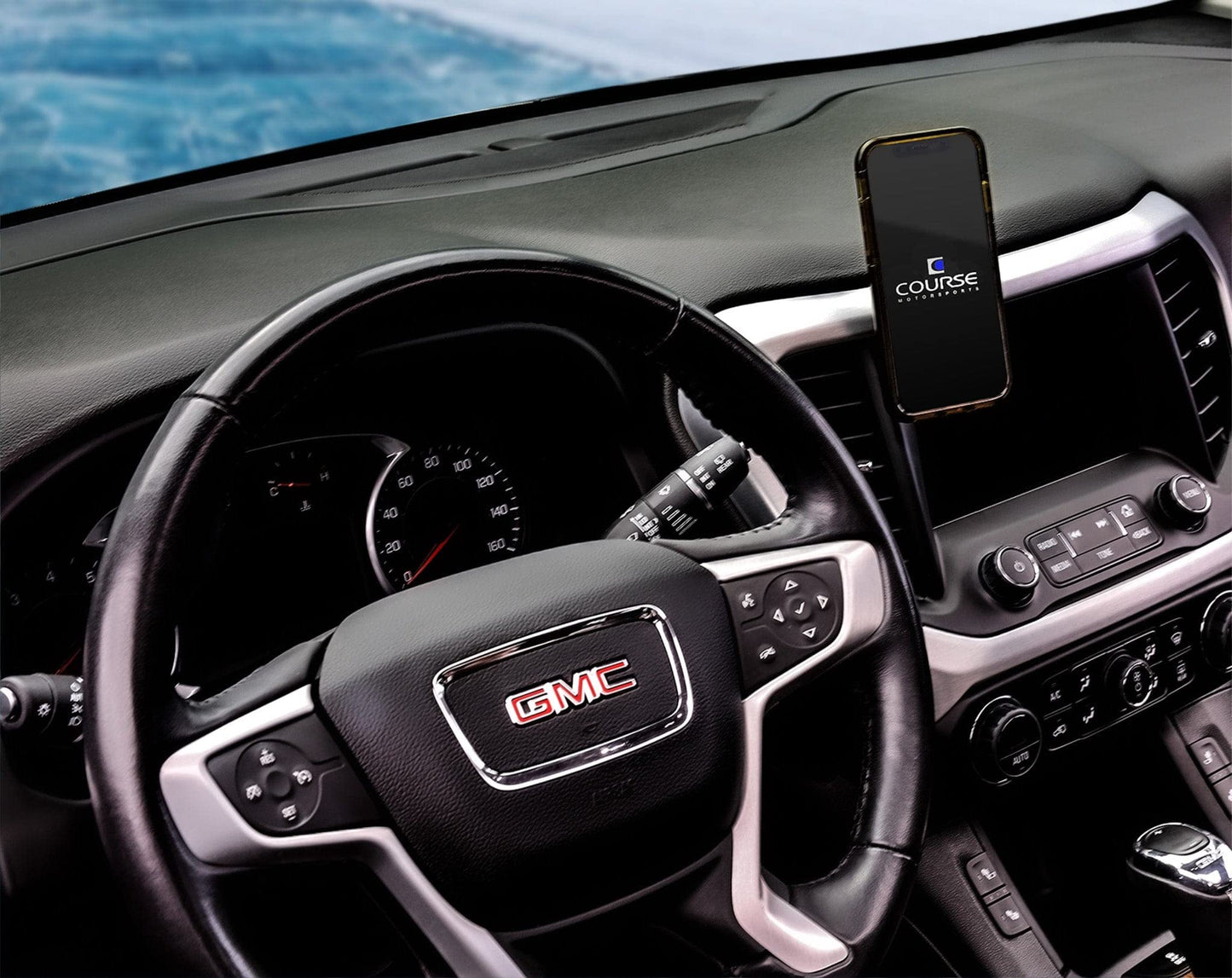 Course Motorsports DirectFit Phone Mount for GMC Acadia (2017-Present) Compatible with All Phones - Magnetic Head