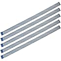 A1 FFCs - Flex Ribbon Cable for Raspberry Pi Camera - White 30cm / 12 inch (5 Pack)