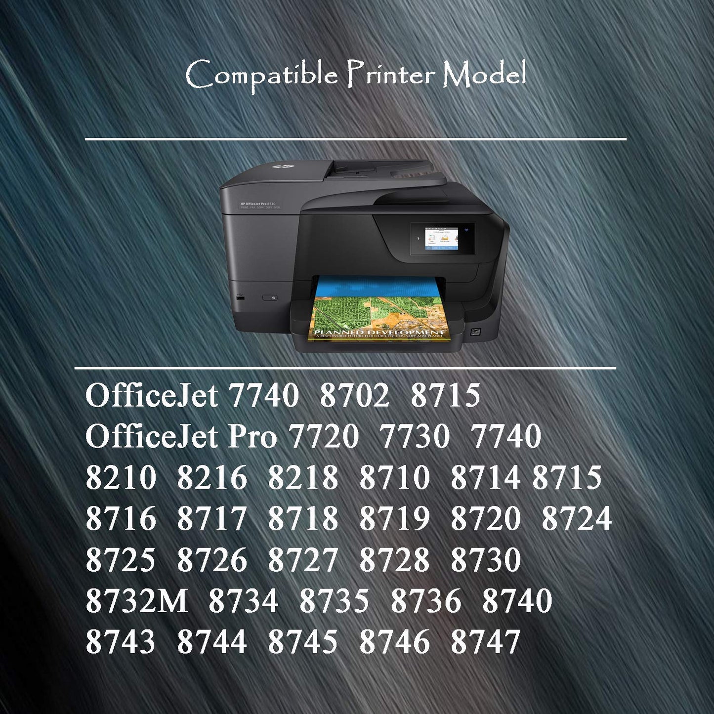 TG Imaging Compatible Toner Cartridge Replacement for 952XL 952 High Yield for Office Jet 7740 8720 7720 8710 7720 Inkjet Printer (2xBlack)