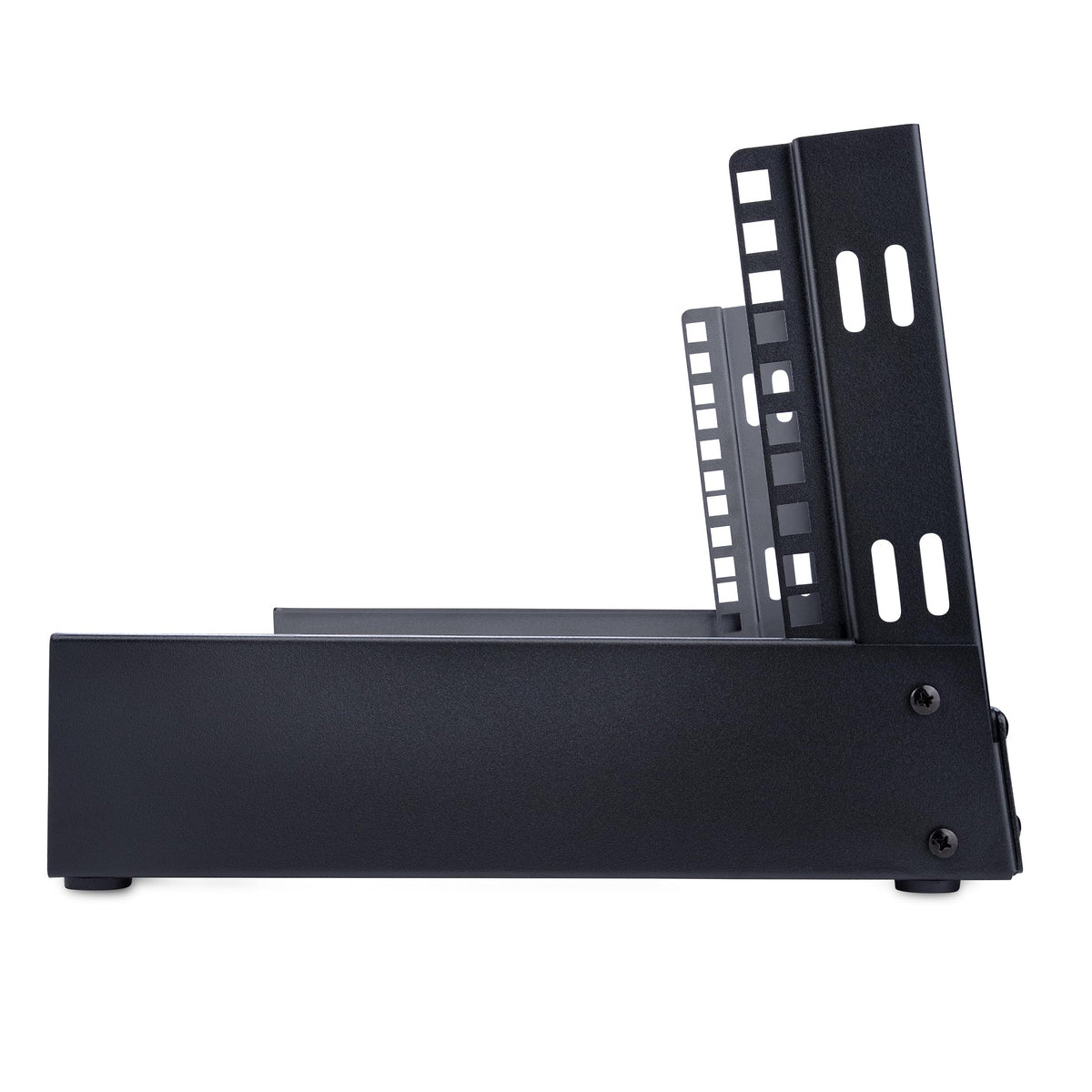 StarTech.com 2-Post 4U Desktop Server Rack, Small Open Frame 19in Computer Rack, Compact Network Rack for AV / Studio / Data / IT Equipment, Free