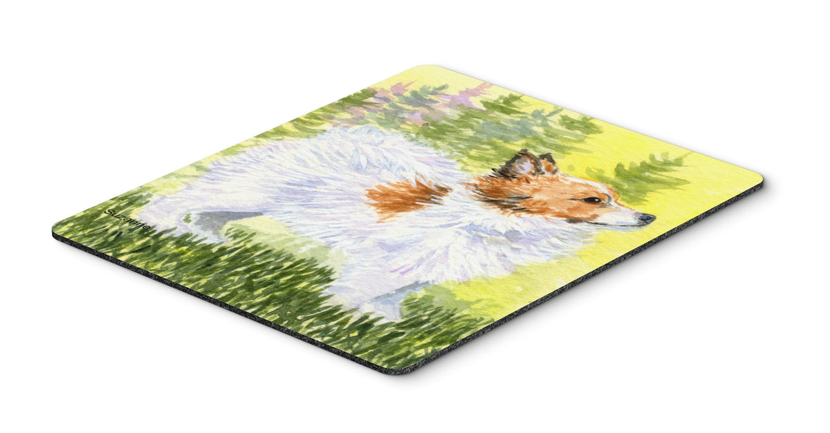 Caroline's Treasures SS1029MP Papillon Mouse Pad, Hot Pad or Trivet for Home Office Gaming Working Computers Laptop Mouse Mat,Washable Large Mousepad